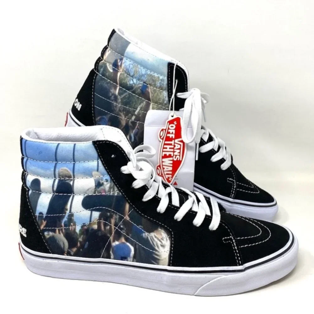 💖MEGA SALE💖VANS SK8-HI MOCA Frances Black Women Suede Canvas VN0A5KRHA55